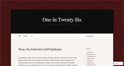 Desktop Screenshot of oneintwentysix.com